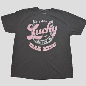 Elle King I Got Lucky At Elle King A Freaking Men Tour 2023 Adult Shirt New 2XL